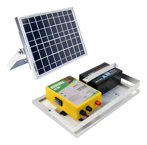 Eletrificador solar cerca eletrica rural 50km com bateria