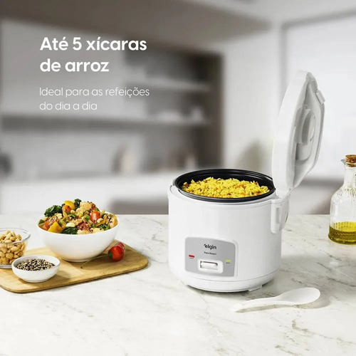 Elgin Puro Rizzo I Panela Elétrica 5 Xícaras 400w Branca Branco 60hz