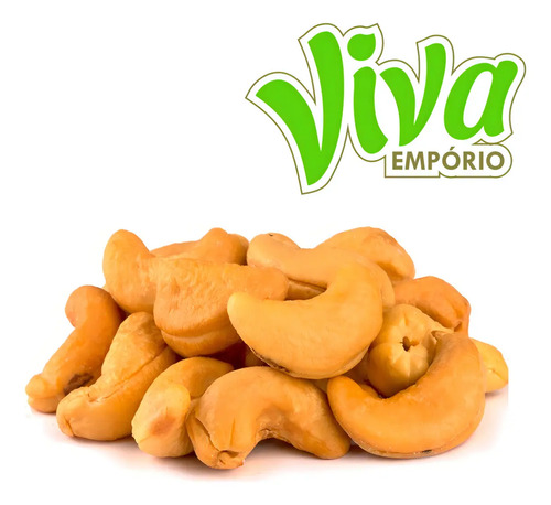 Emporio Viva 1kg castanha caju torrada W1 inteira premium com sal