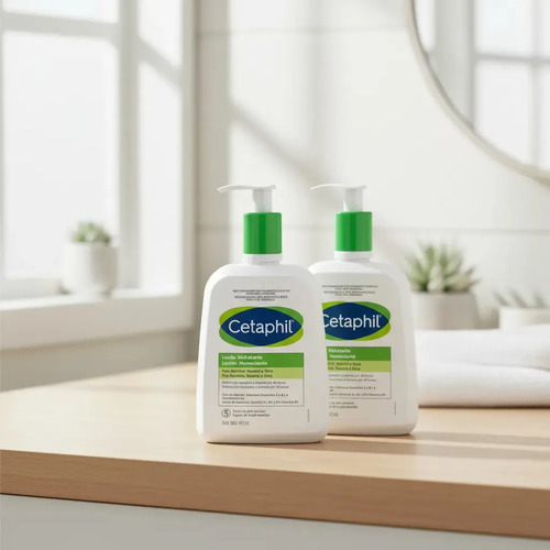 Emulsão para corpo Cetaphil Intensivo en dispensador de 473mL/400g neutra - kit x 2 unidades
