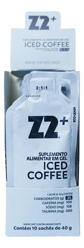 Energy Gel Z2+ Iced Coffee Box 10 Unidades