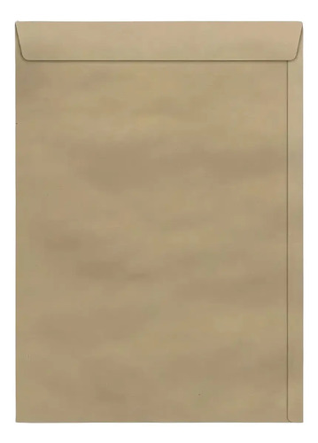 Envelope Folha A4 Ofício Saco Kraft Natural 24 X 34 Cm com 80grs/m 250Un - Scrity Premium