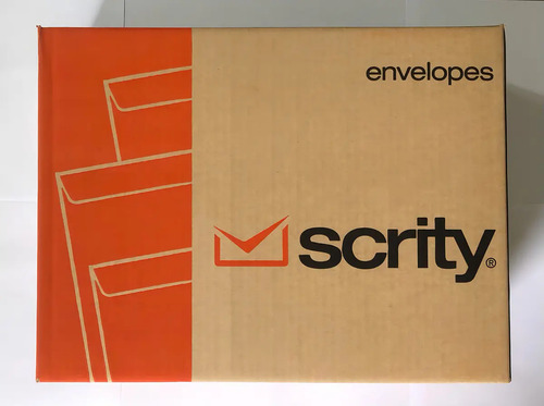 Envelope Folha A4 Ofício Saco Kraft Natural 24 X 34 Cm com 80grs/m 250Un - Scrity Premium