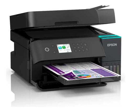 Epson l6370 impressora multifuncional ecotank bivolt preto