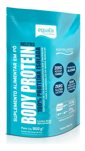 Equaliv body protein 900g sem sabor