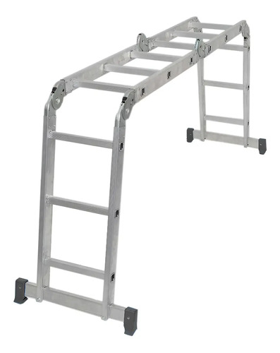 Escada articulada 4x3 aluminio 340m 12 degraus reisam