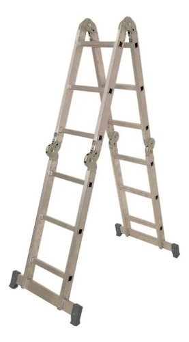 Escada Articulada 4x3 Alumínio 3,40m 12 Degraus – Reisam
