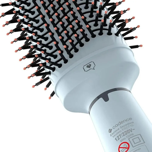 Escova Cadence Secadora Alisadora Volumizadora Esc710-biv Cinza