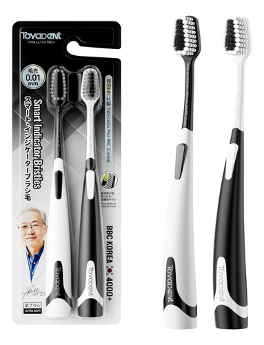Escova de dentes sensitive toyadent ultra tech kit 2 unid