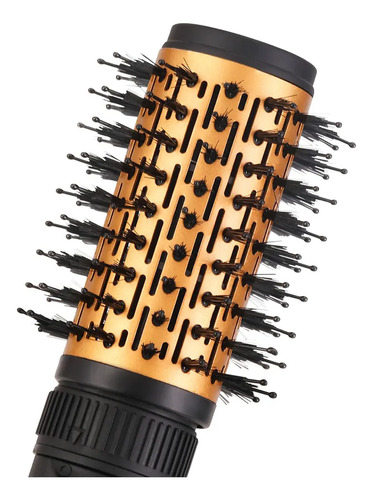 Escova Modeladora Rotativa Britânia Ber20pd 3 Temperaturas Cor Preto e Dourado