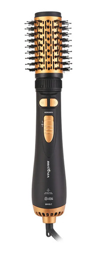 Escova Modeladora Rotativa Britânia Ber20pd 3 Temperaturas Cor Preto e Dourado