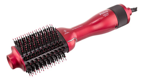 Escova Secadora de Cabelos Soft Beauty Cherry Philco Pec13 1300w 4 em 1 seca, alisa, modela e dá volume