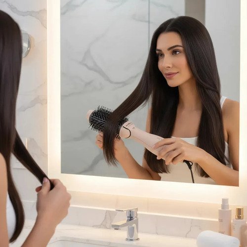 Escova Secadora E Modeladora Britânia 4 EM 1 ANTI FRIZZ BRILHO E MACIEZ BEC07R 1300W 127V/220V