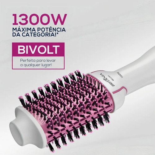 Escova Secadora rosa Britânia