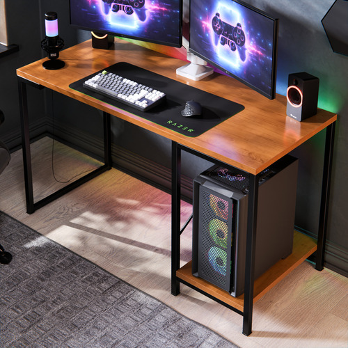 Escrivaninha gamer tokyo mdf mesa para computador home offic