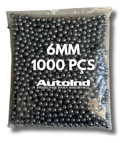 Esfera 6mm bbs airgun aco carbono co2 municao 1000 un