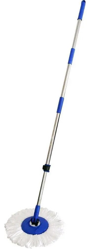 Esfregão Perfect Pro Mop 360° Balde Inox Cabo Longo Microfibra 16L