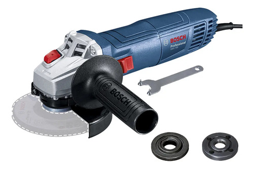 Esmerilhadeira Lixadeira 710w Bosch 115mm + Acessórios Azul 60hz