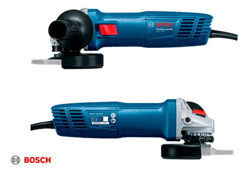Esmerilhadeira Lixadeira 710w Bosch 115mm + Acessórios Azul 60hz