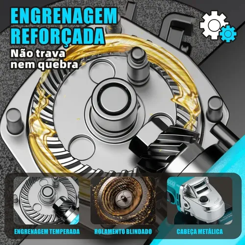 Esmerilhadeira Lixadeira Hanabi Angular 880w 115mm
