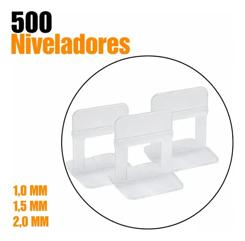 Espaçador Nivelador Cunha Larga Porcelanato 500 Peças Cortag