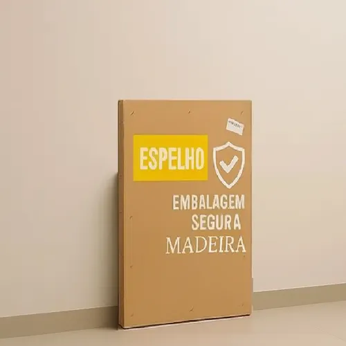 Espelho Orgânico 70cm Decoração Lapidado Design Moderno Luxo