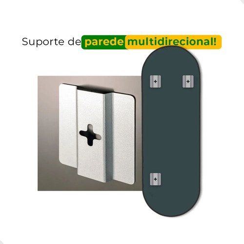 Espelho Oval Orgânico De Parede Grande 150x50 Corpo Inteiro Moldura Caramelo