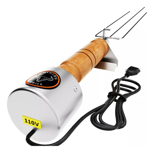 Espeto giratorio eletrico 110volts brothers grill churrasco