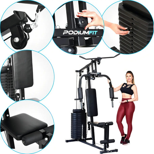 Estação De Musculação Academia Podiumfit Me200 65kg