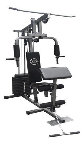 Estacao de musculacao com 80kg aparelho ginastic cor da estr