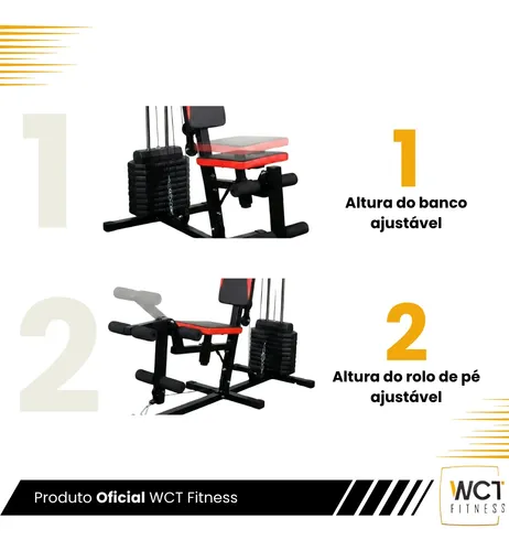 Estação De Musculação De 45kg Wct Fitness