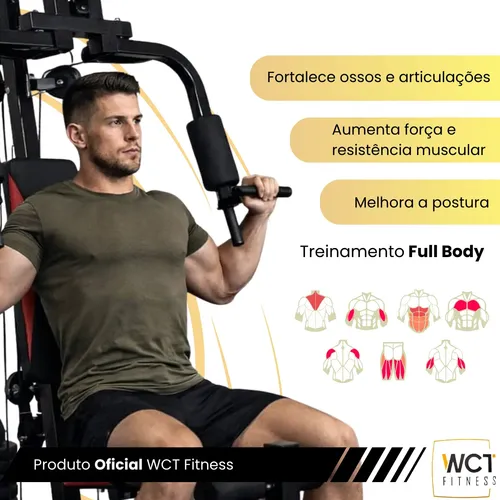 Estação De Musculação De 45kg Wct Fitness