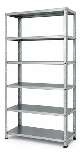 Estante armario de aco galvanizado prateleira 6 bandejas