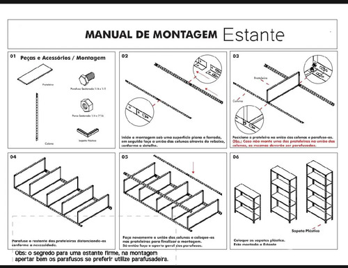 Estante De Aço Dll 6 Prateleiras Para Escritório