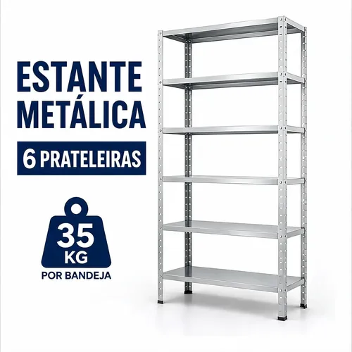 Estante prateleira metal organizadora reforcada multiuso