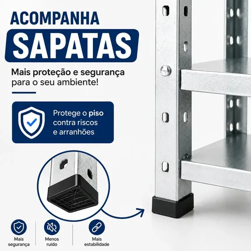 Estante Prateleira Metal Organizadora Reforçada Multiuso