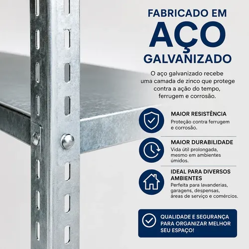 Estante Prateleira Metal Organizadora Reforçada Multiuso