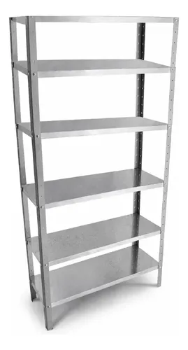 Estante prateleira multiuso aco galvanizado 180x60x28cm