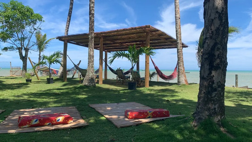 Esteira de Bambu Santa Cecília 5m x 1m Marrom-claro Decoração Tenda