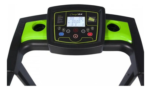 Esteira elétrica Dream Fitness Ergométrica Concept 2.5 cor preto