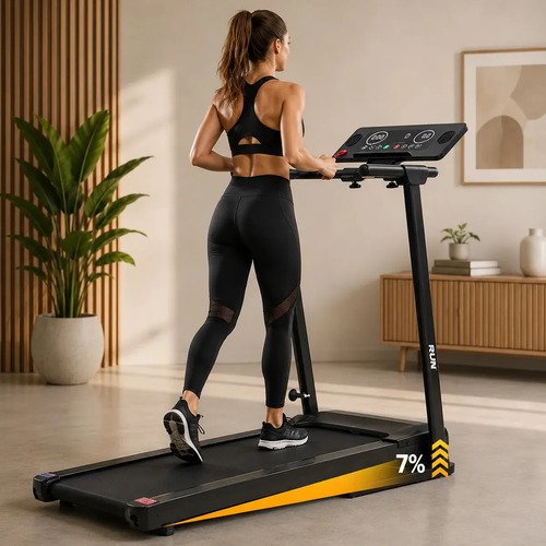 Esteira eletrica ergometrica dobravel mbx 10kmh bivolt profi