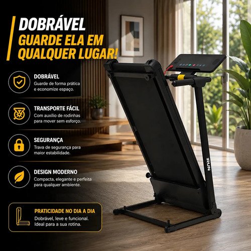 Esteira Elétrica Ergométrica Dobrável MBX 10km/h Bivolt Profissional Residencial 110kg