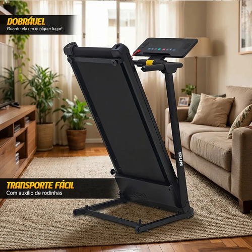 Esteira Elétrica MBX DDS Run 10km/h 110kg Dobrável Bivolt Corrida Residencial