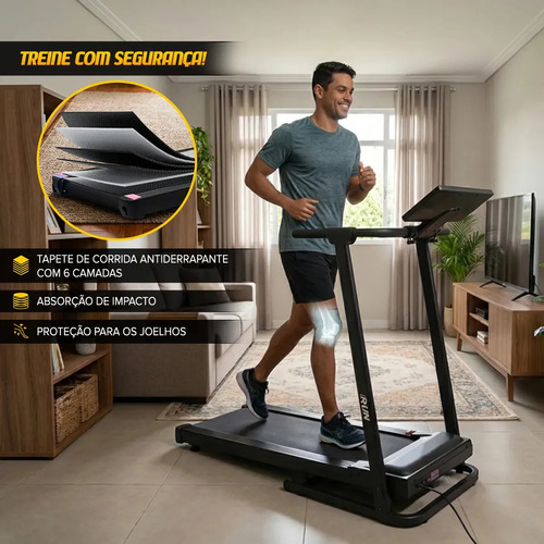 Esteira Elétrica MBX DDS Run 10km/h 110kg Dobrável Bivolt Corrida Residencial