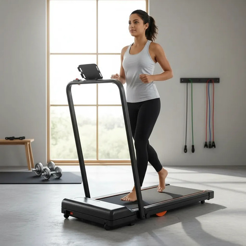 Esteira Ergométrica Led Elétrica Dobrável Casa 12km/h 120kg