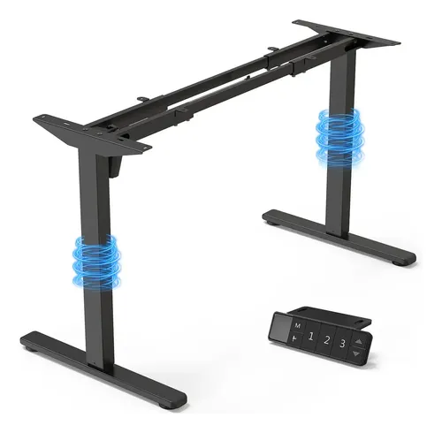 Estrutura de mesa eletrica ergonomica c regulagem altura