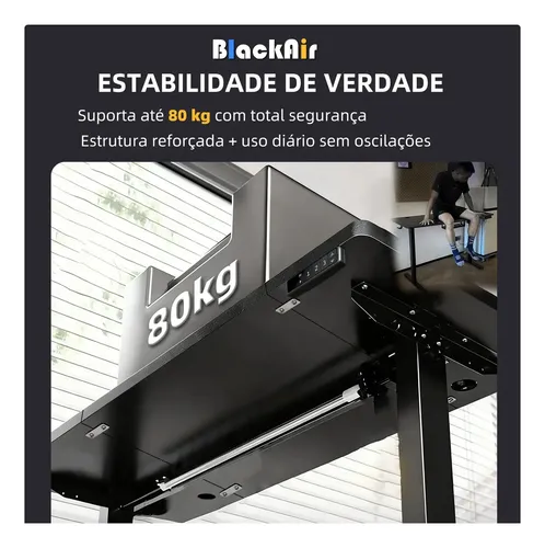Estrutura De Mesa Elétrica Ergonômica C/ Regulagem Altura