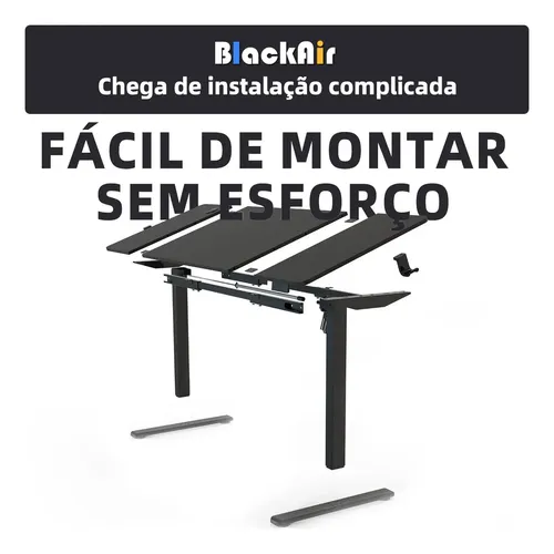 Estrutura De Mesa Elétrica Ergonômica C/ Regulagem Altura
