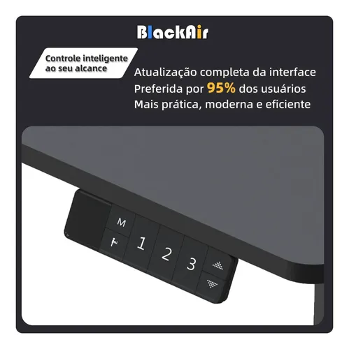 Estrutura De Mesa Elétrica Ergonômica C/ Regulagem Altura
