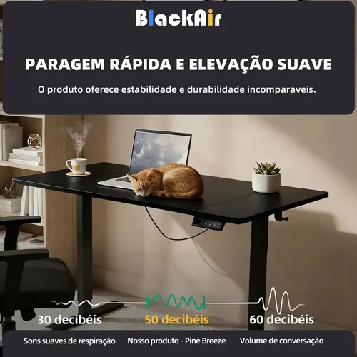 Estrutura De Mesa Elétrica Ergonômica C/ Regulagem Altura